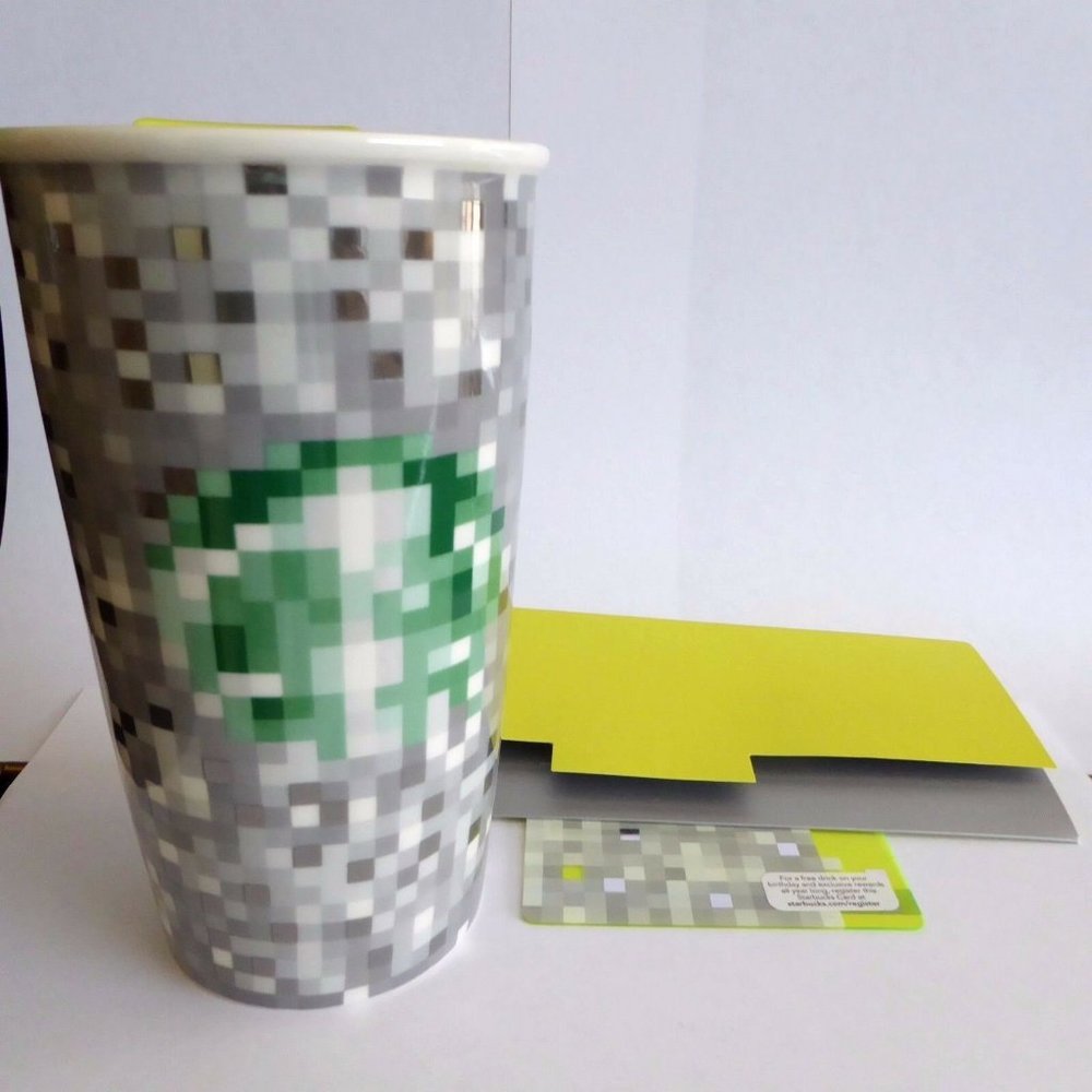 STARBUCKS RODARTE TRAVELER CUP WITH GIFT CARD($0 VALUE) & ENVELOPE NEW
